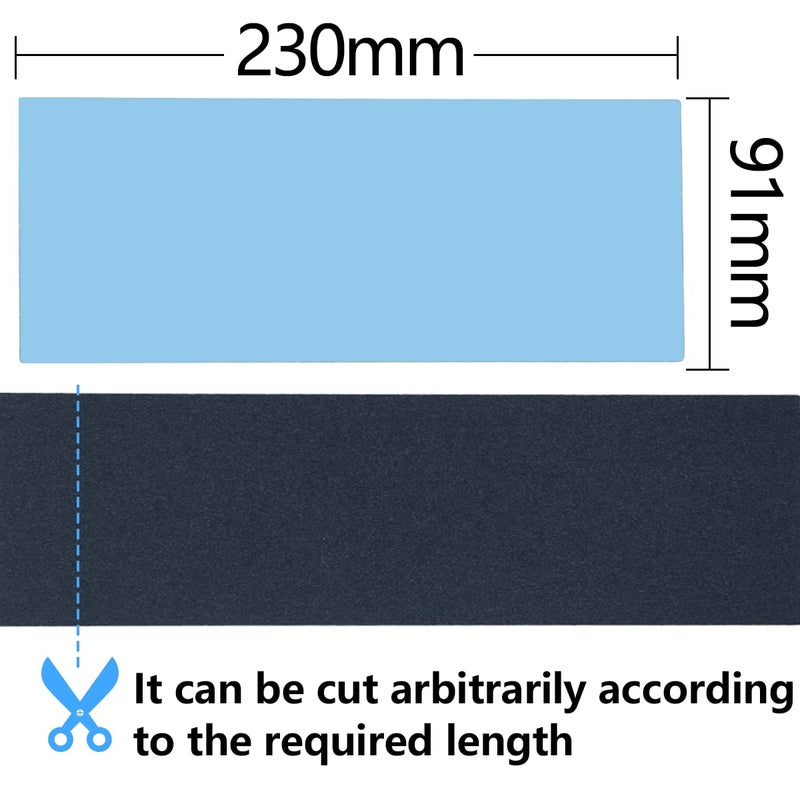 DOUSUDAN 51 Pcs Ultra Fine Wet Dry Sandpaper 120 to 3000,5000,7000,8000,10000 Assorted Grit Sanding Paper for Wood Furniture Finishing, Metal Sanding and Automotive Polishing, 9 x 3.6 Inches - Image 3